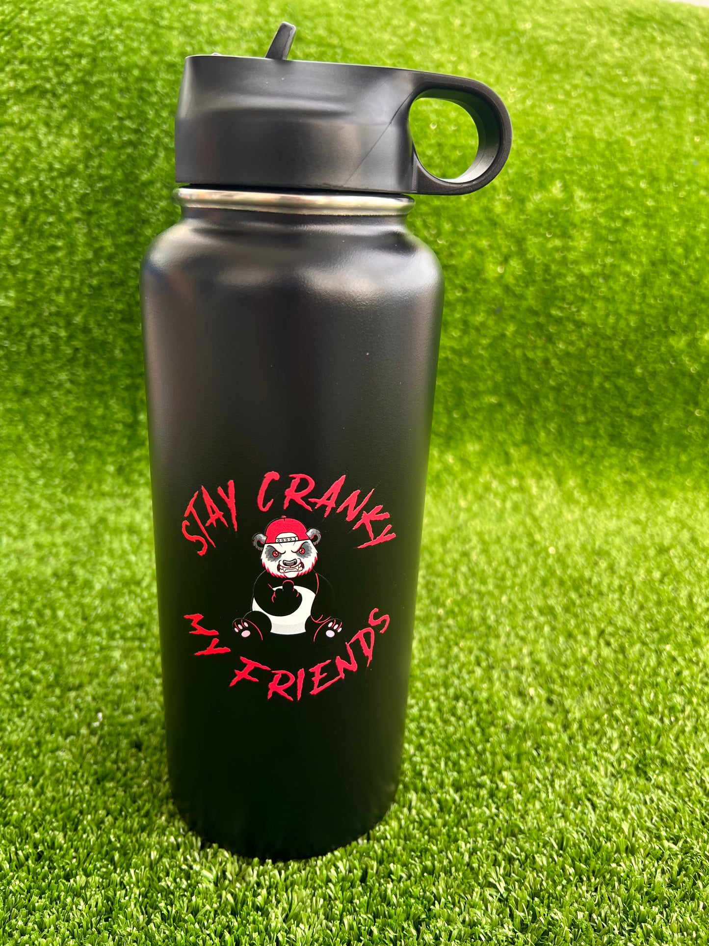 Black Premium Large Stay Cranky My Friends Tumbler