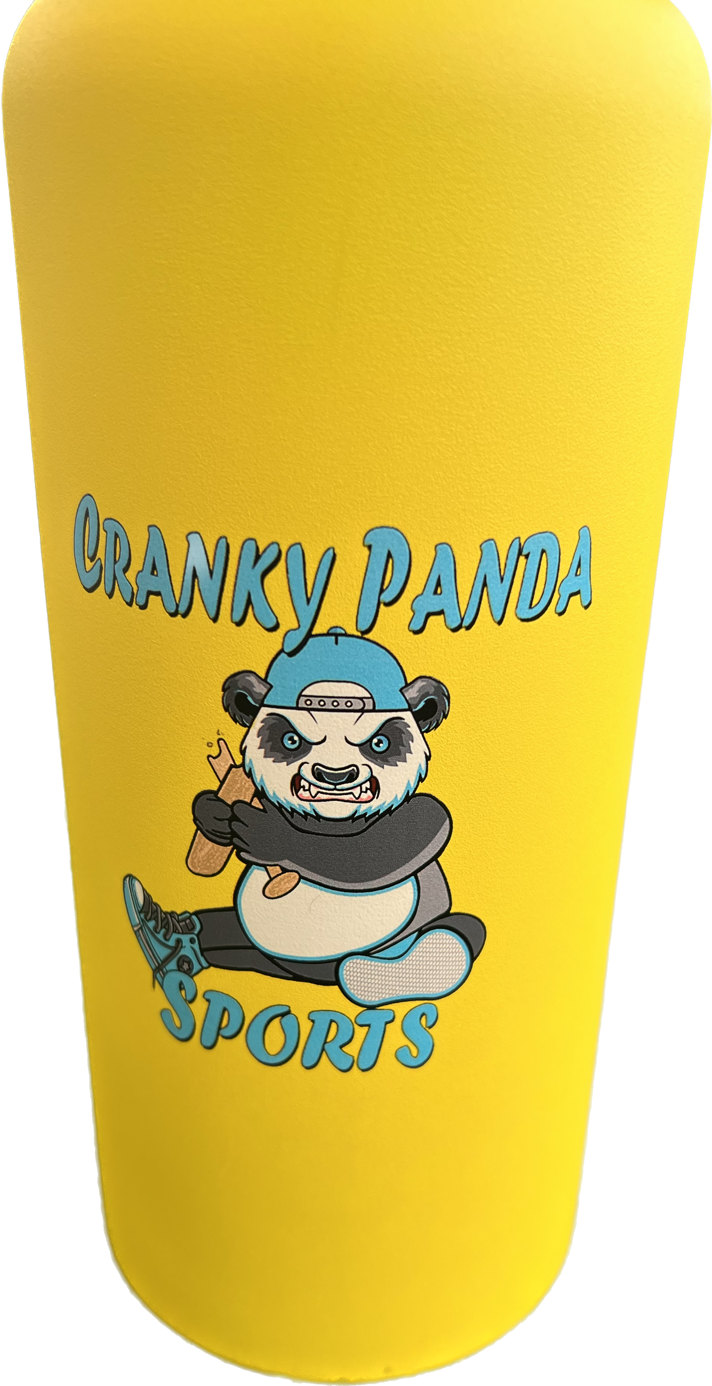 Yellow Premium Large Cranky Panda Tumbler