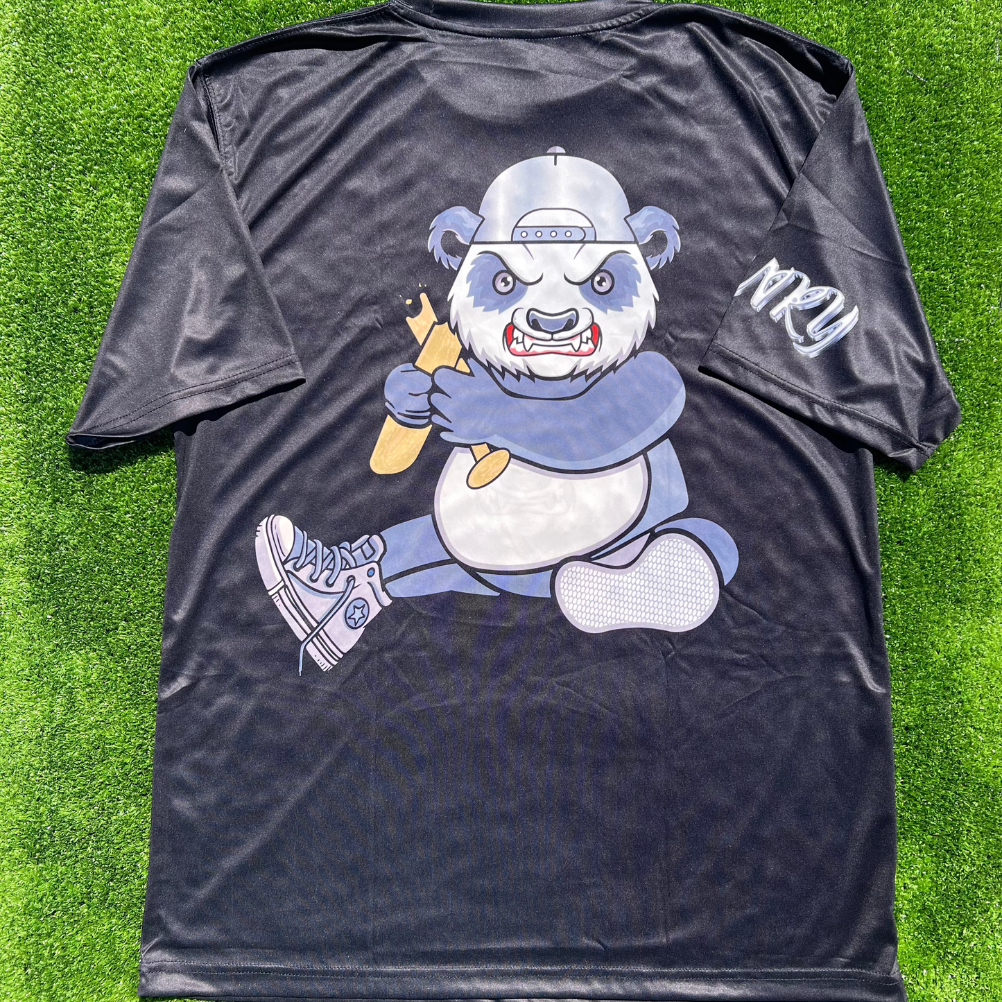 Black and Chrome Unisex Softball Jersey