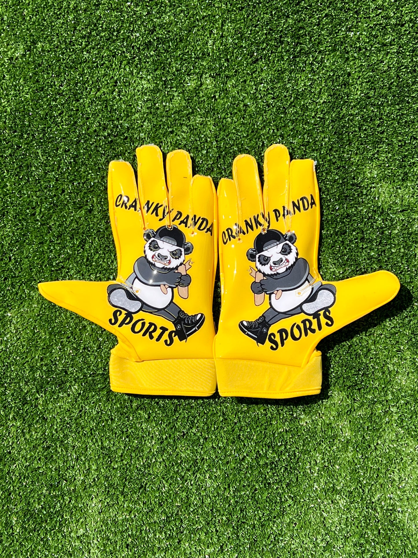 Yellow Batting Gloves