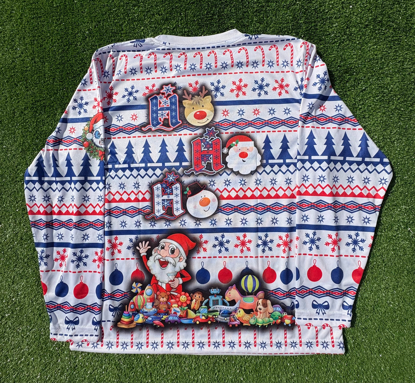 Cranky Panda Ugly Christmas Unisex Softball Jersey