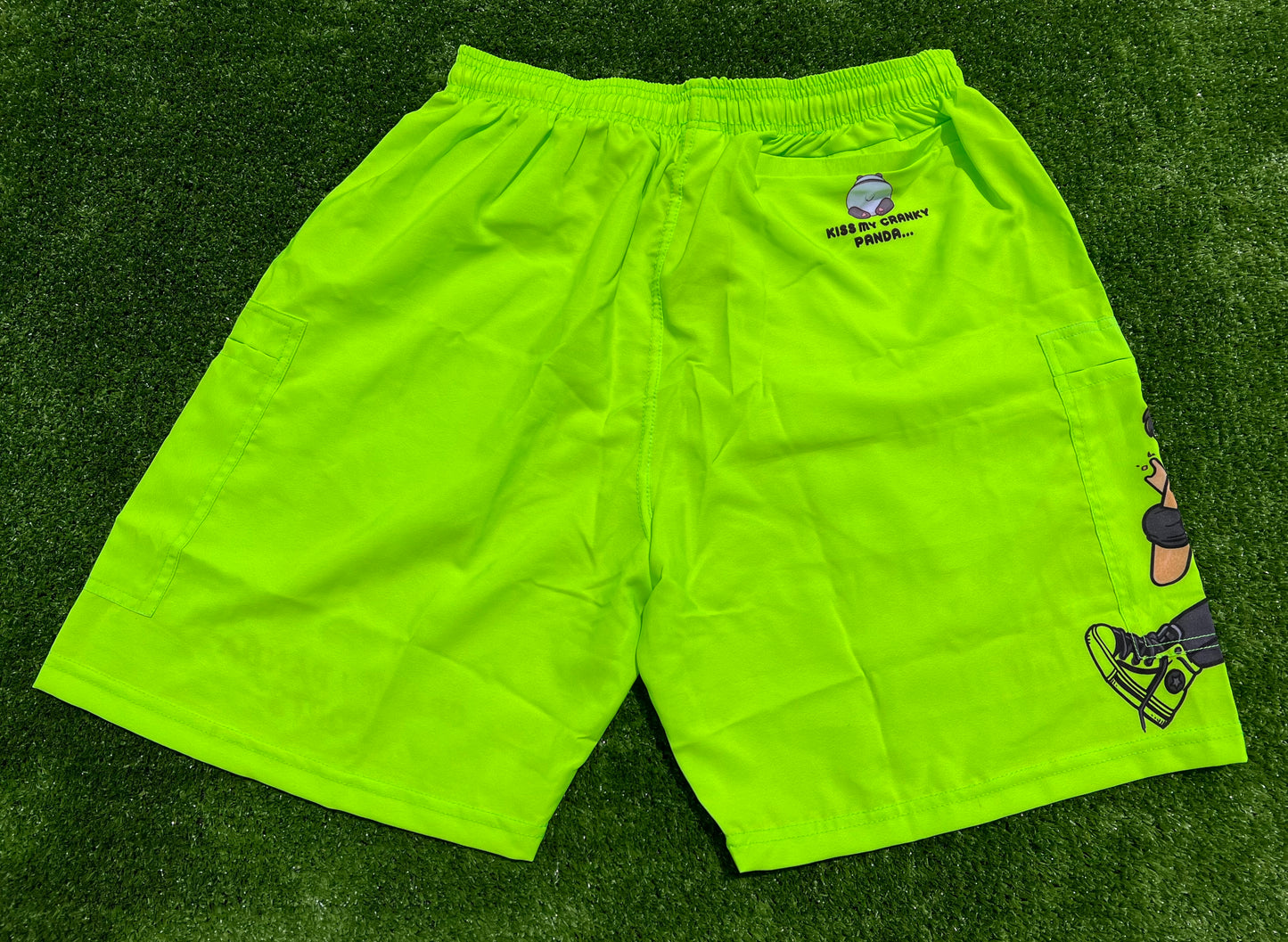 Neon Green Softball Shorts