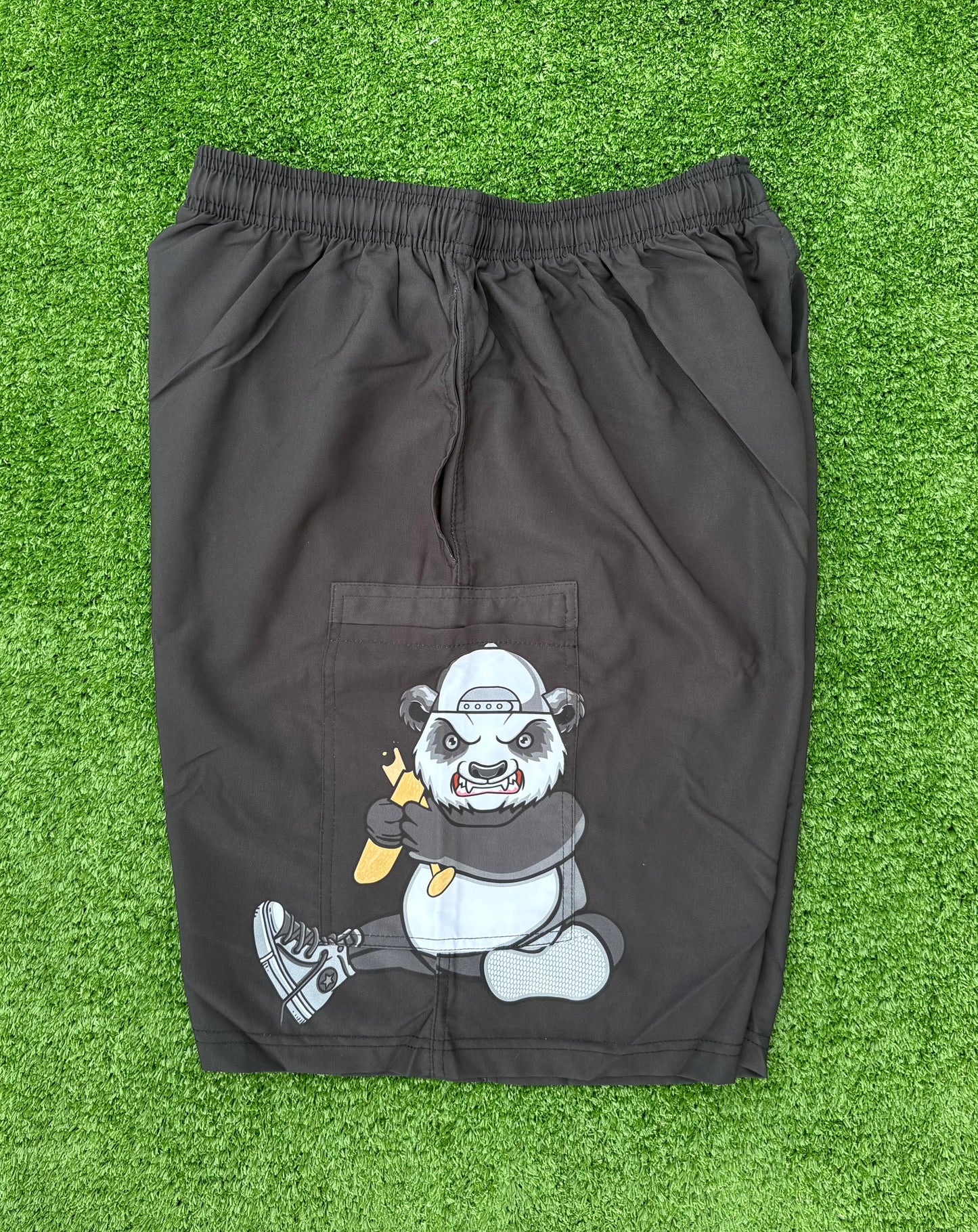 Black Softball Shorts