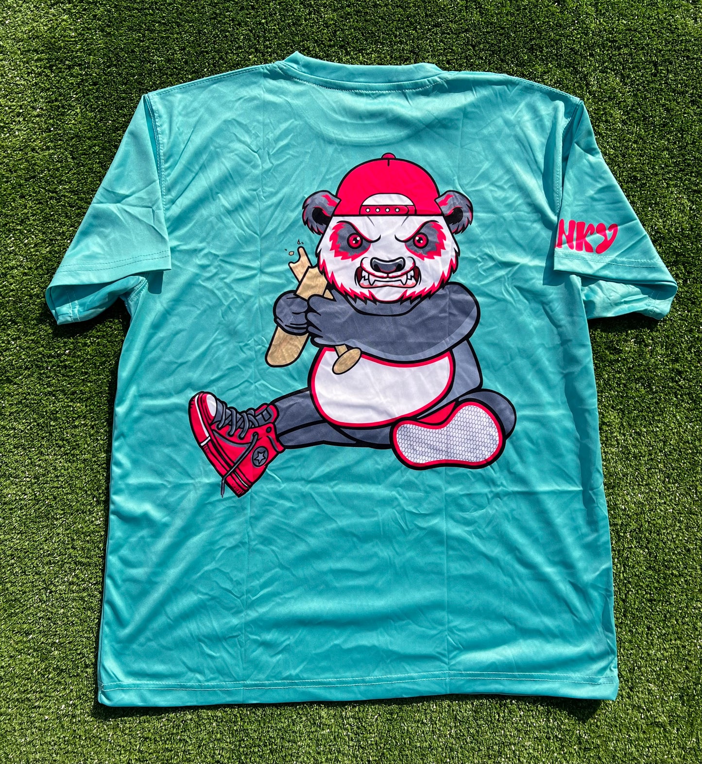 Tiffany Blue / Pink Softball Unisex Jersey