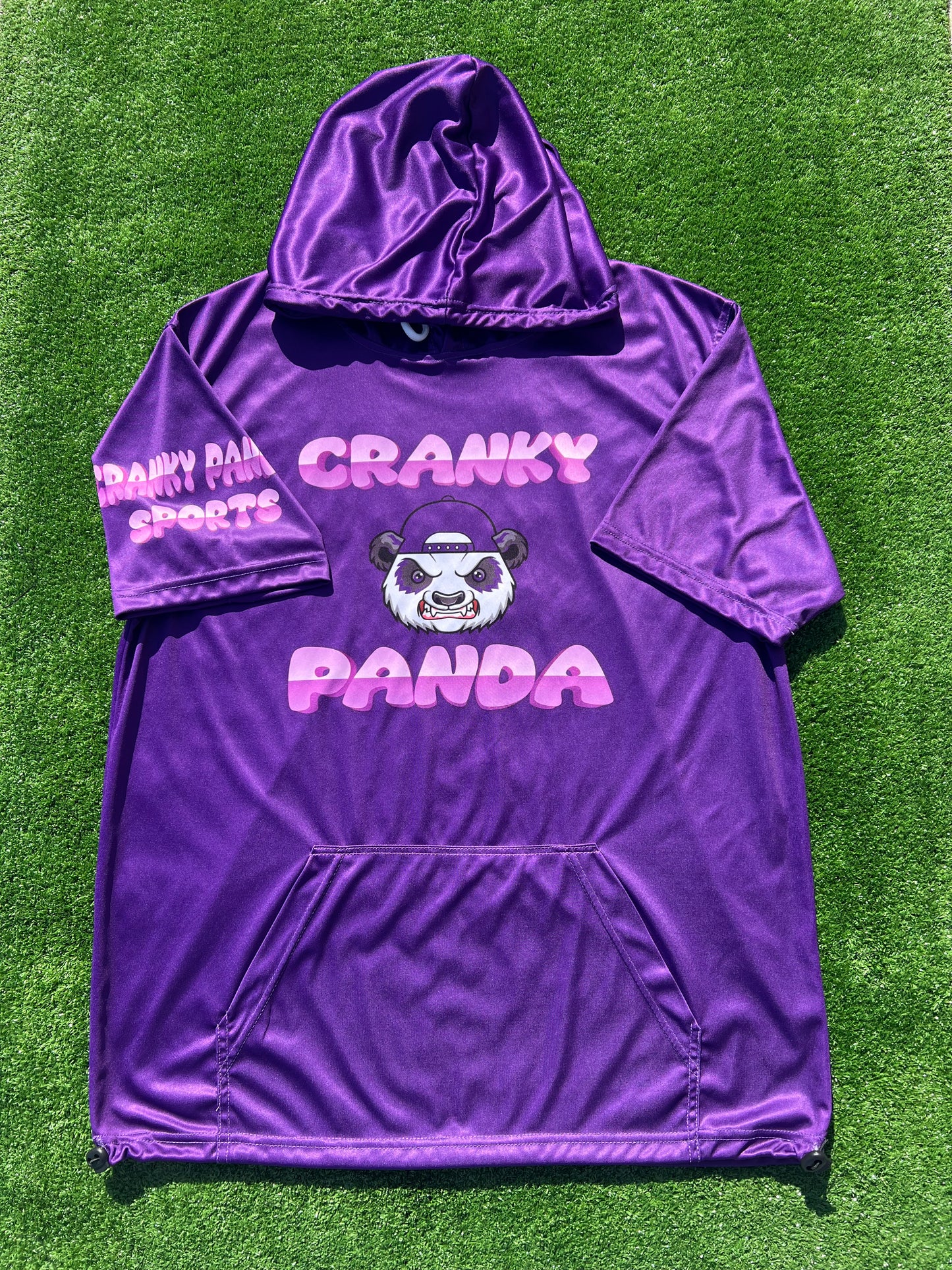 Purple and Lavender Short Sleeve Hoodie