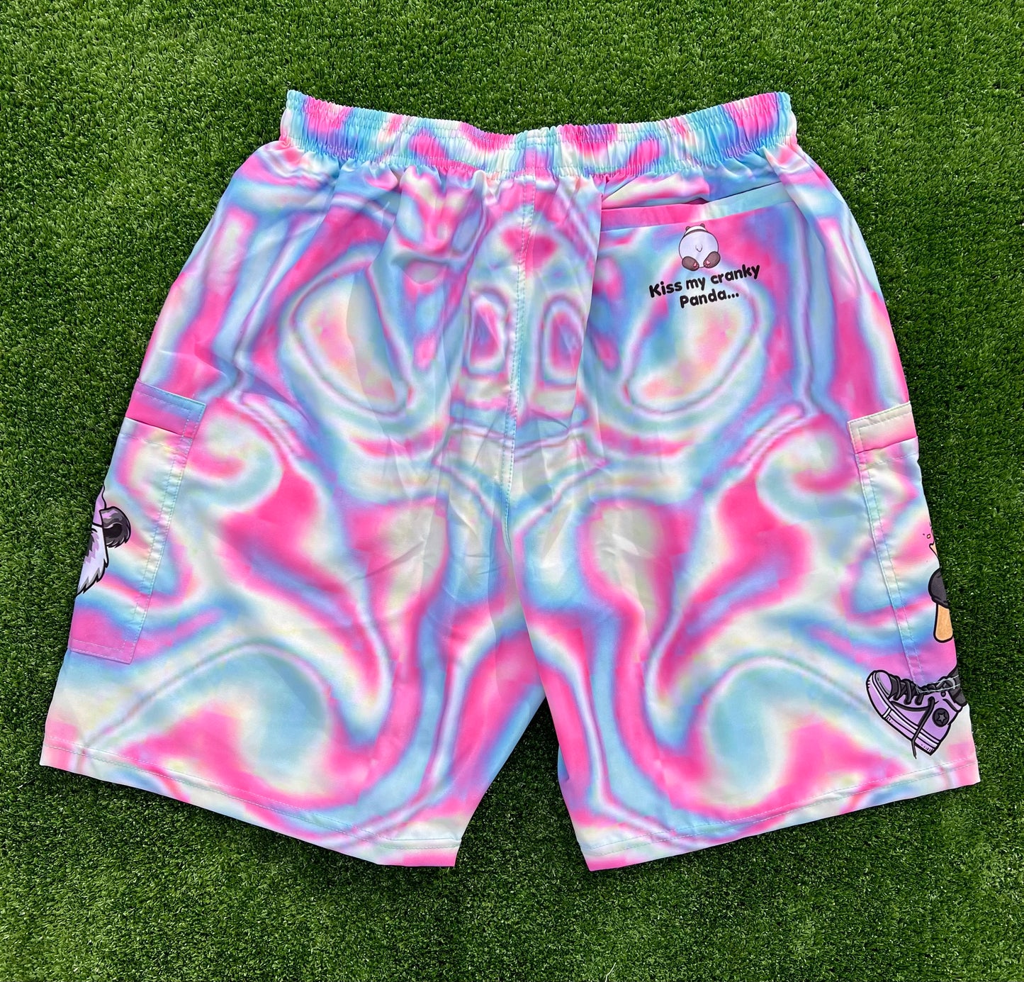 Multi Swirl Softball Shorts