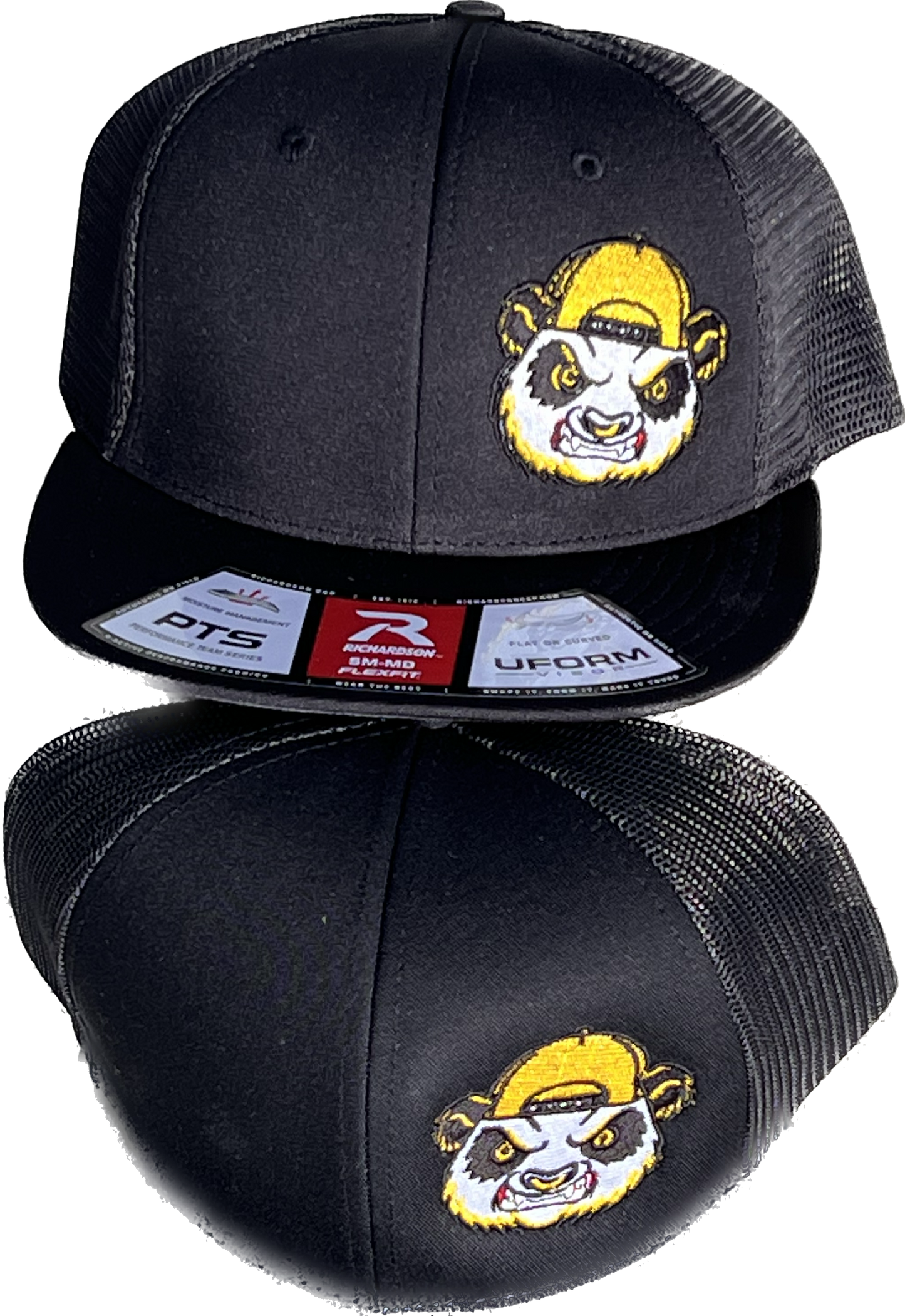 cranky panda sports fitted hat