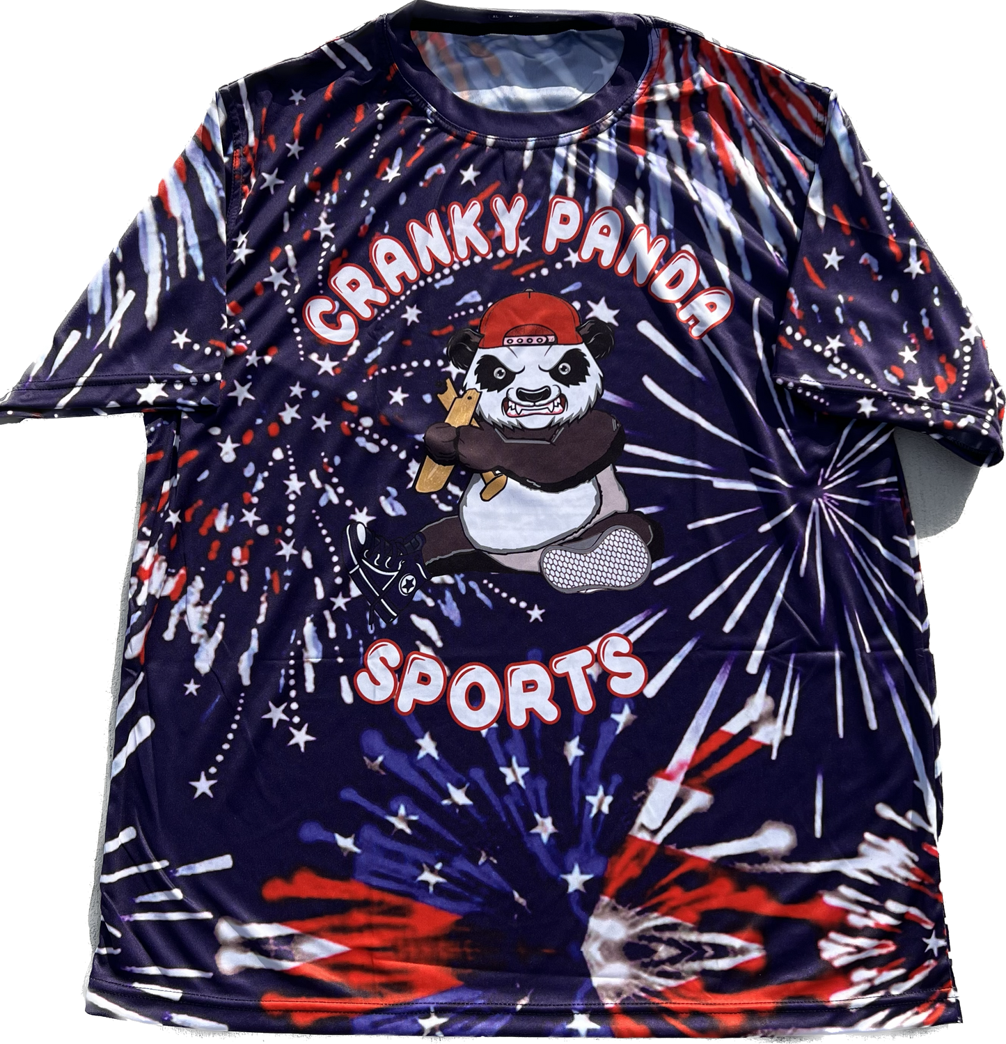 4th of July Starburst Unisex Softball Jersey