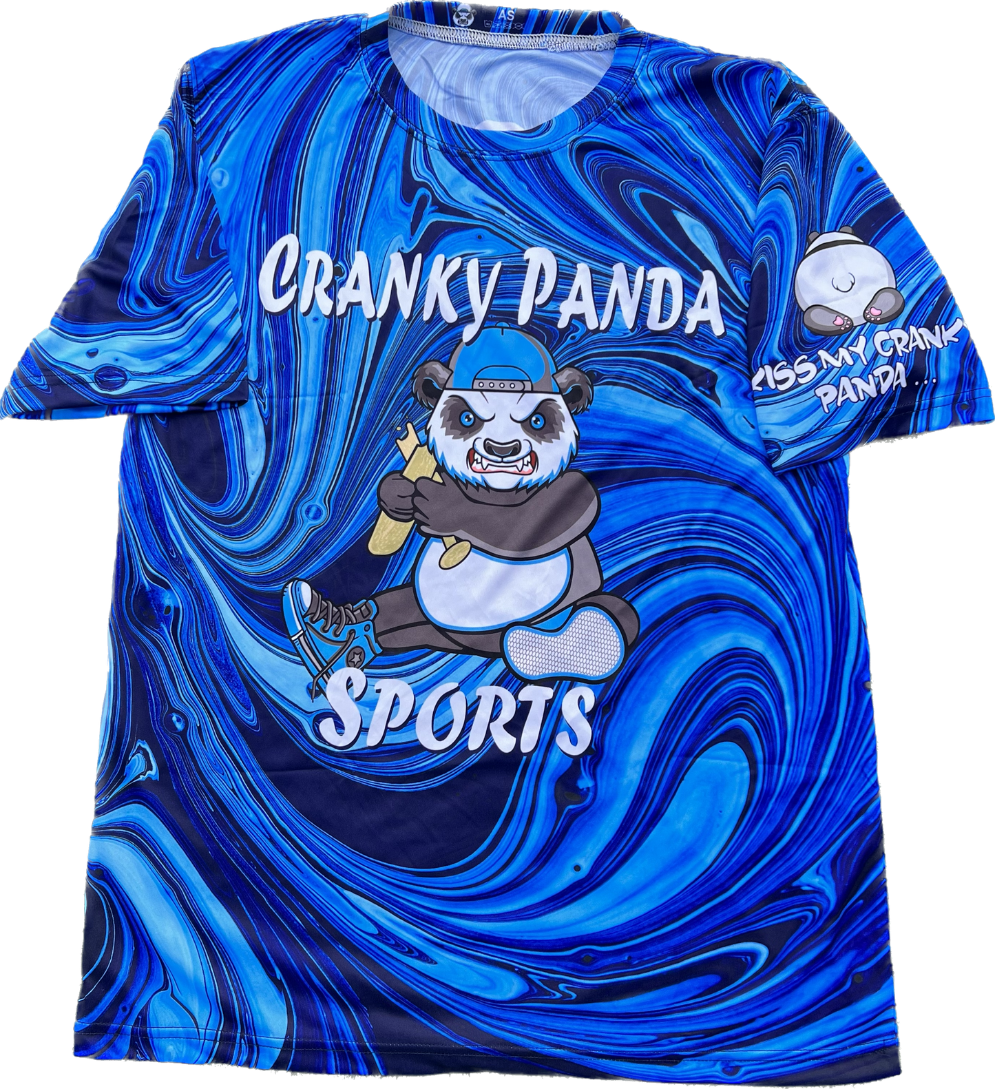 Blue Swirl Unisex Softball Jersey