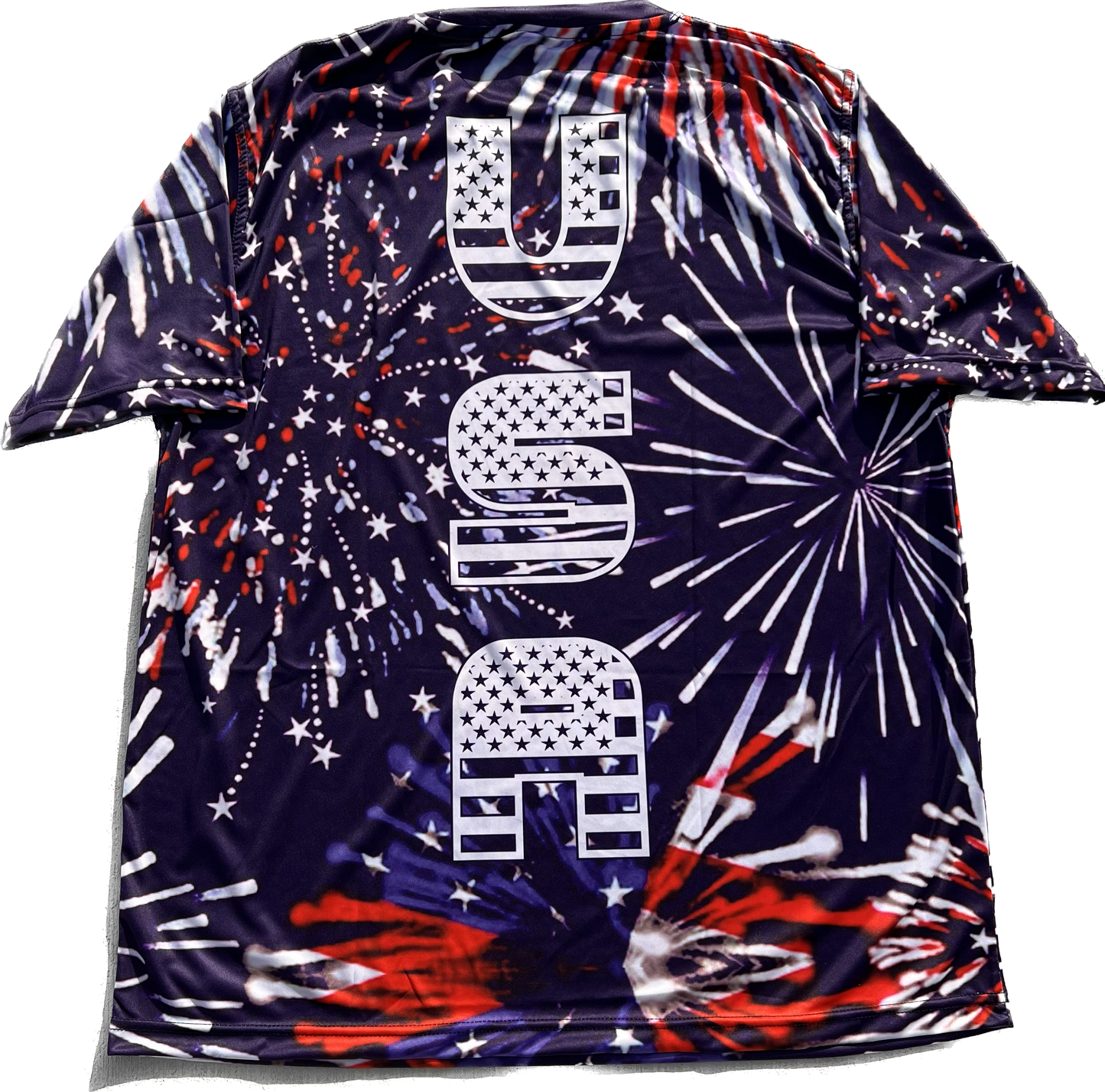 4th of July Starburst Unisex Softball Jersey