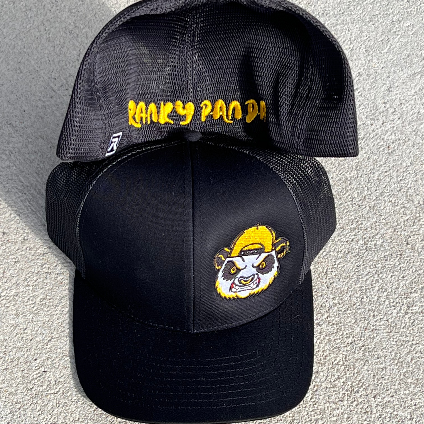 cranky panda sports fitted hat