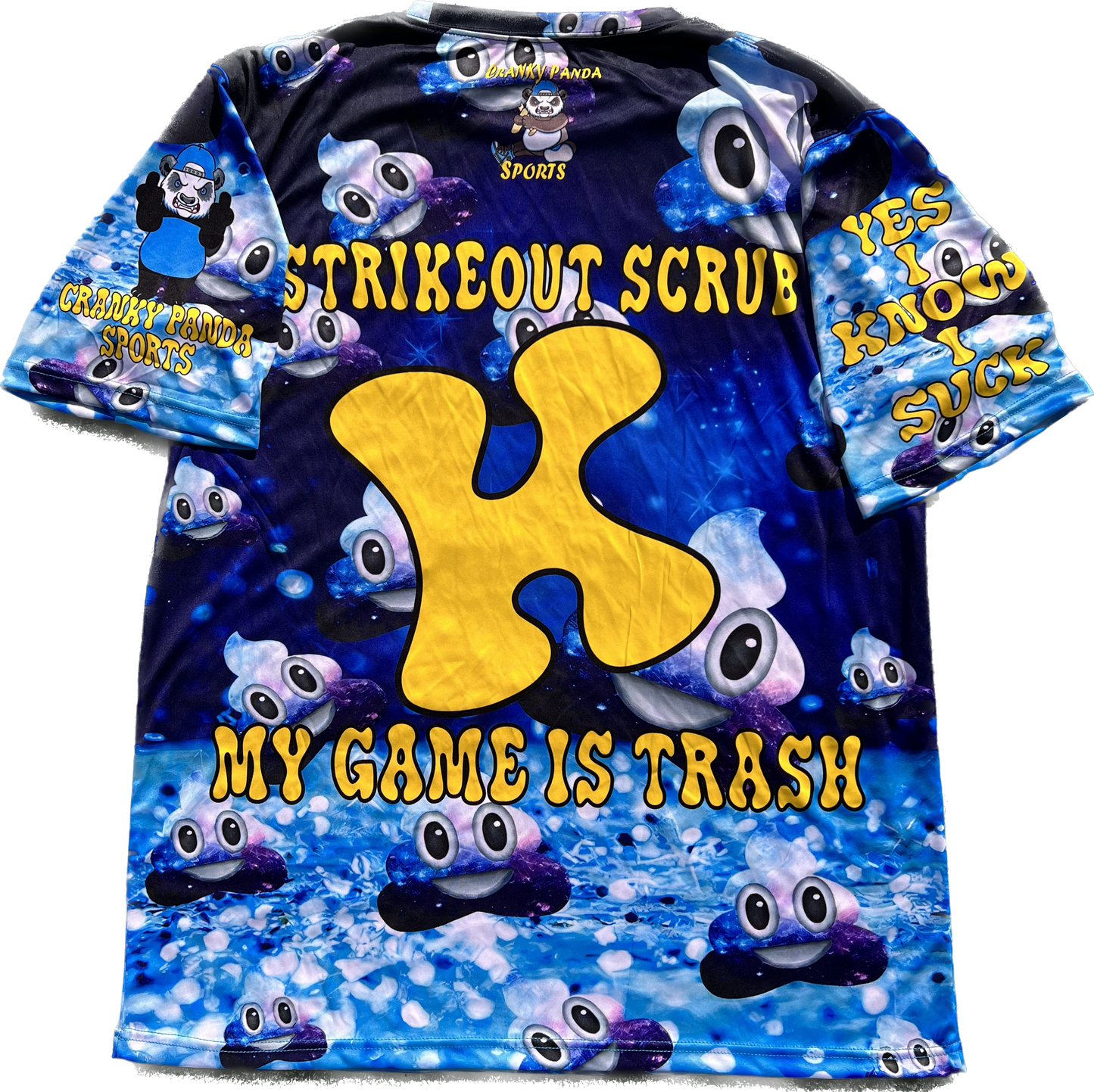 Slowpitch Strikeout Solid Unisex Softball Jersey