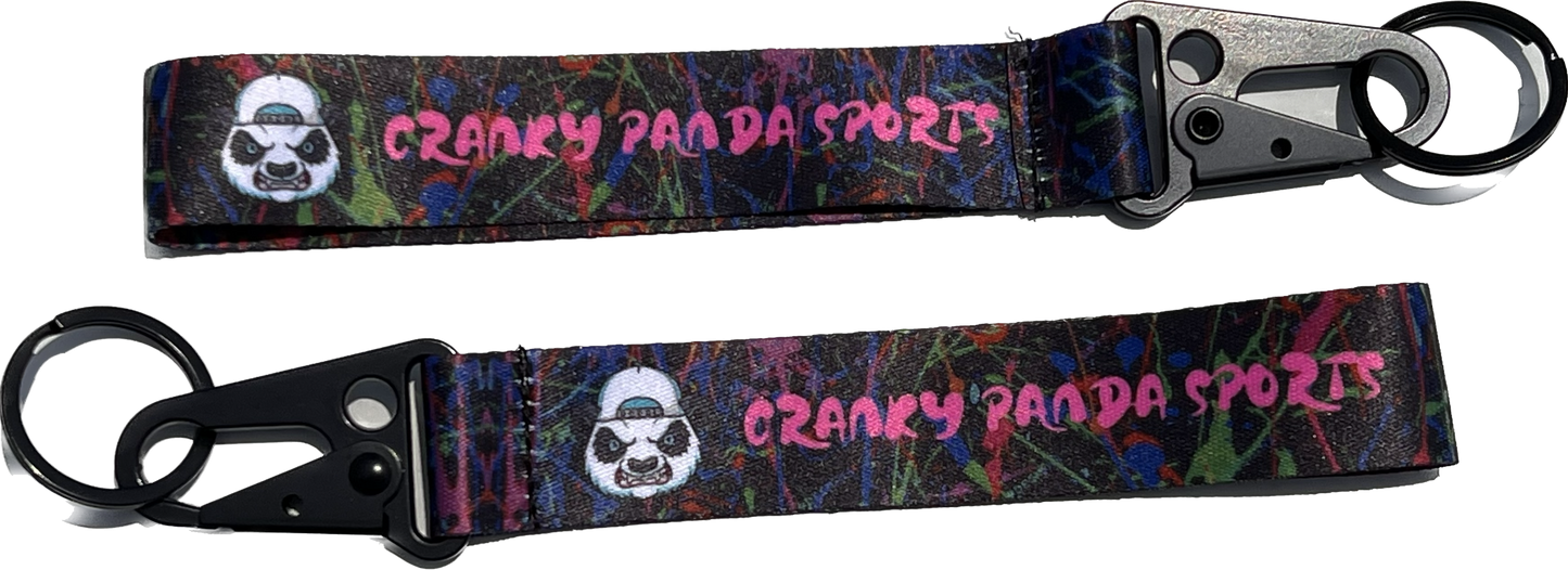 cranky panda sports keychain