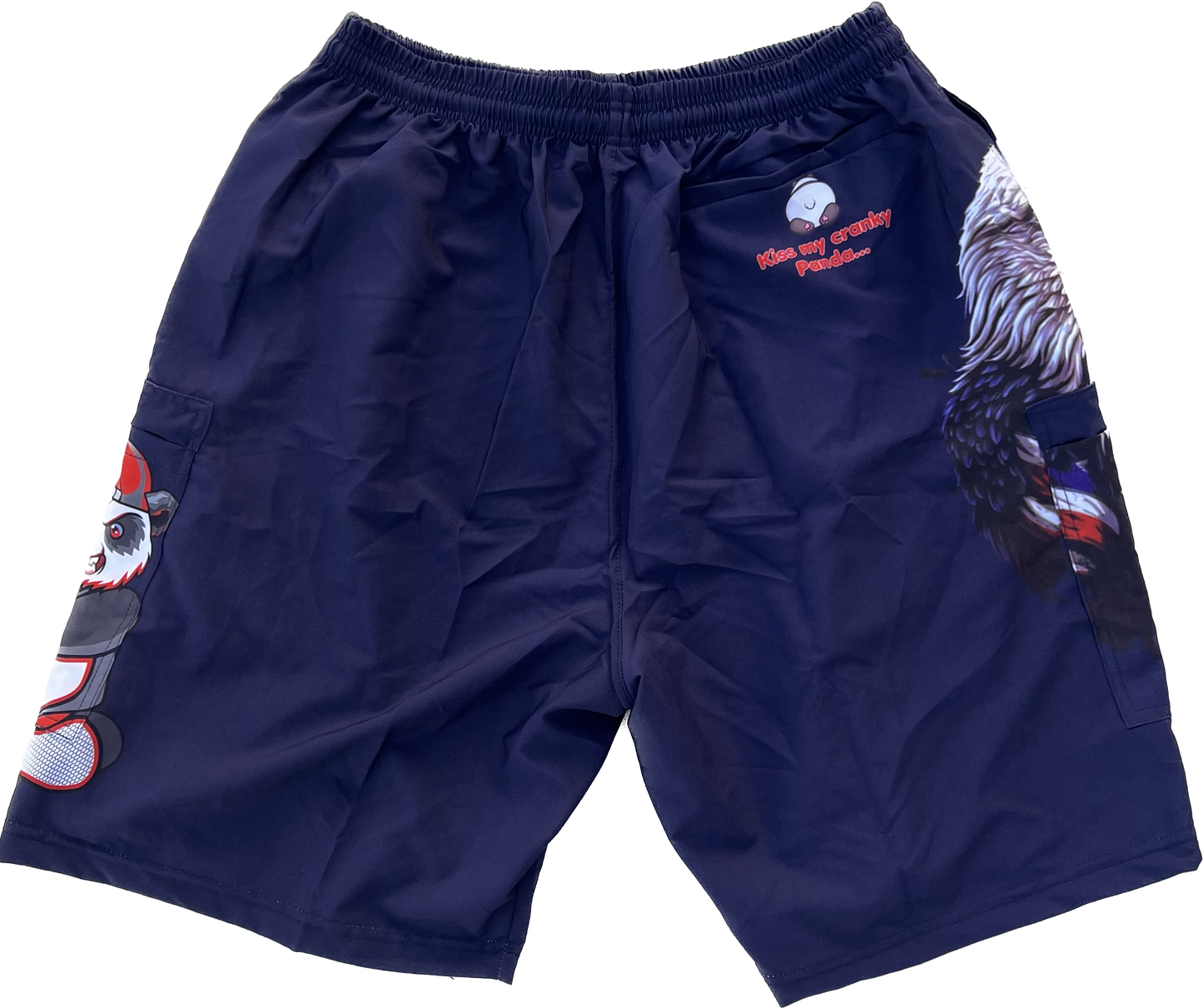 Navy Blue USA Eagle Softball Shorts