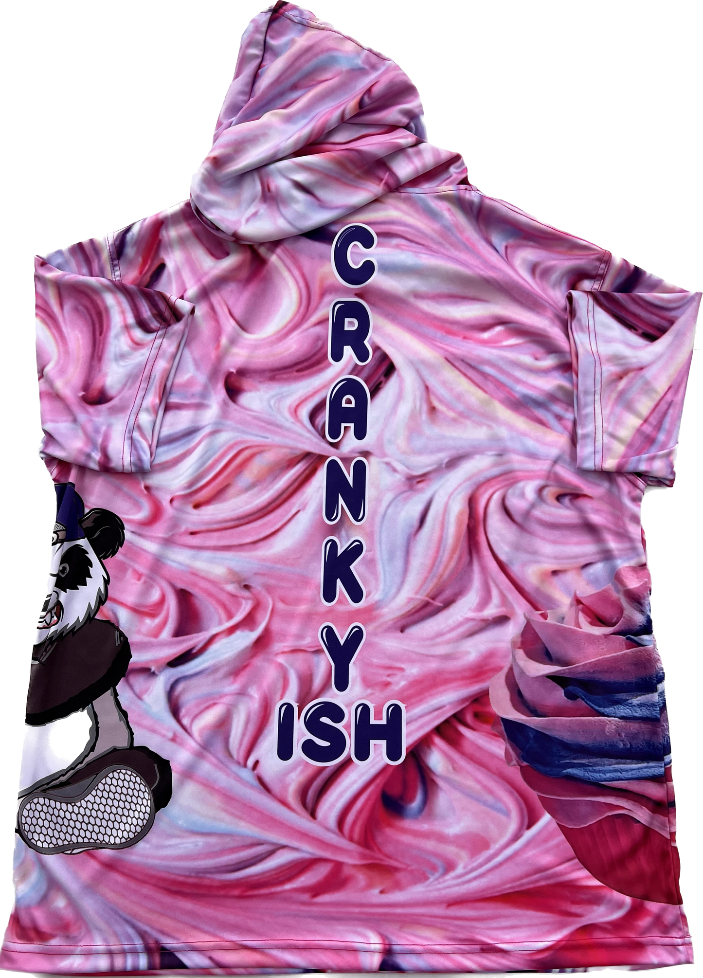 Crankyish Cupcake Unisex Short Sleeve Hoodie