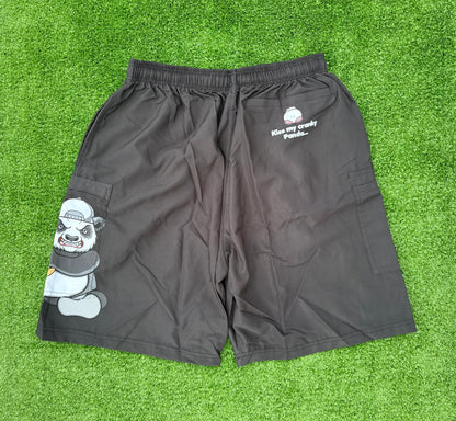 Black Softball Shorts