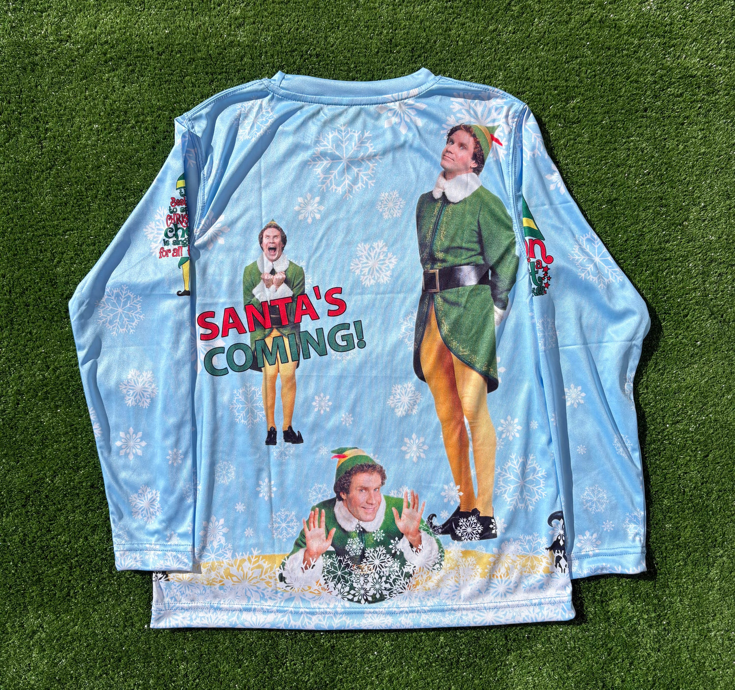 Buddy The Elf Ninny Muggins Christmas Unisex Softball Jersey