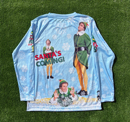Buddy The Elf Ninny Muggins Christmas Unisex Softball Jersey