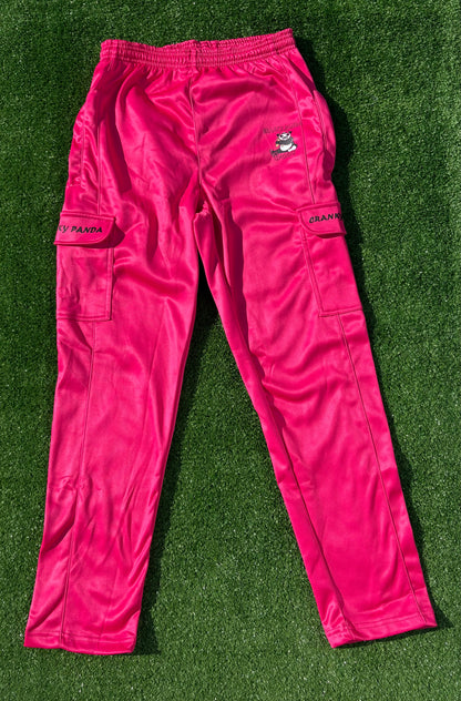 Hot Pink Cargo Sweatpants