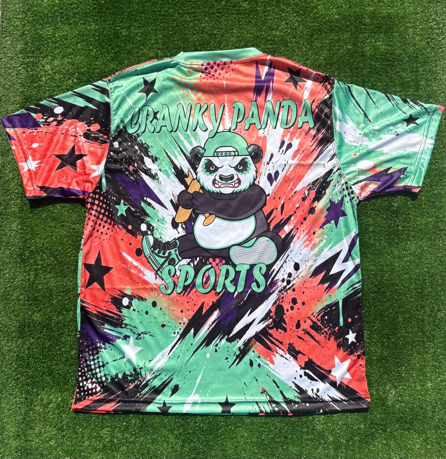 Multi color pattern  Unisex Softball Jersey