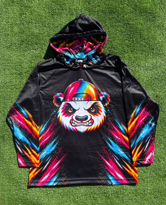 Colorful Metallic Long Sleeve Hooded Unisex Softball Jersey
