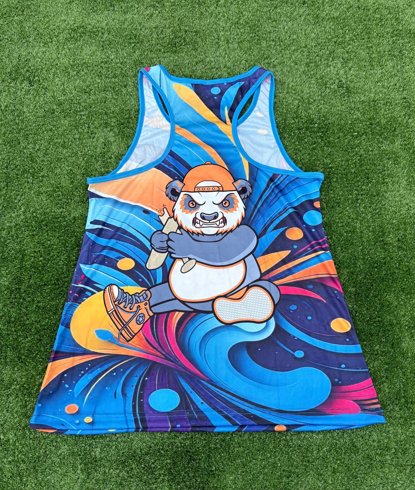 Women’s Racerback, Unisex fit  Funky swirls