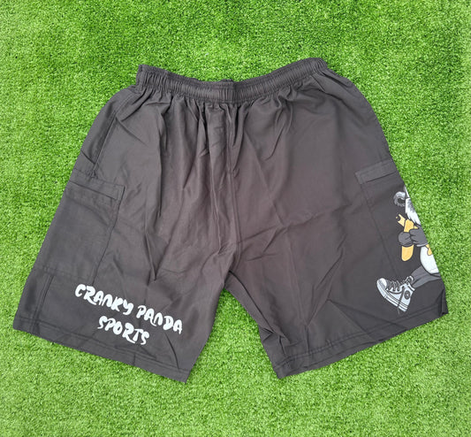 Black Softball Shorts