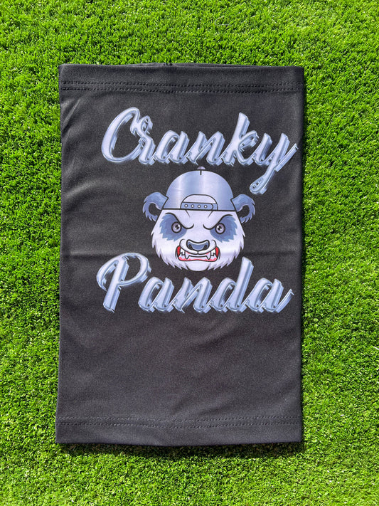 Black with Chrome Cranky Panda Scuba Neck Gaiter