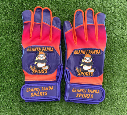 Purple / Orange Gradient Batting Gloves