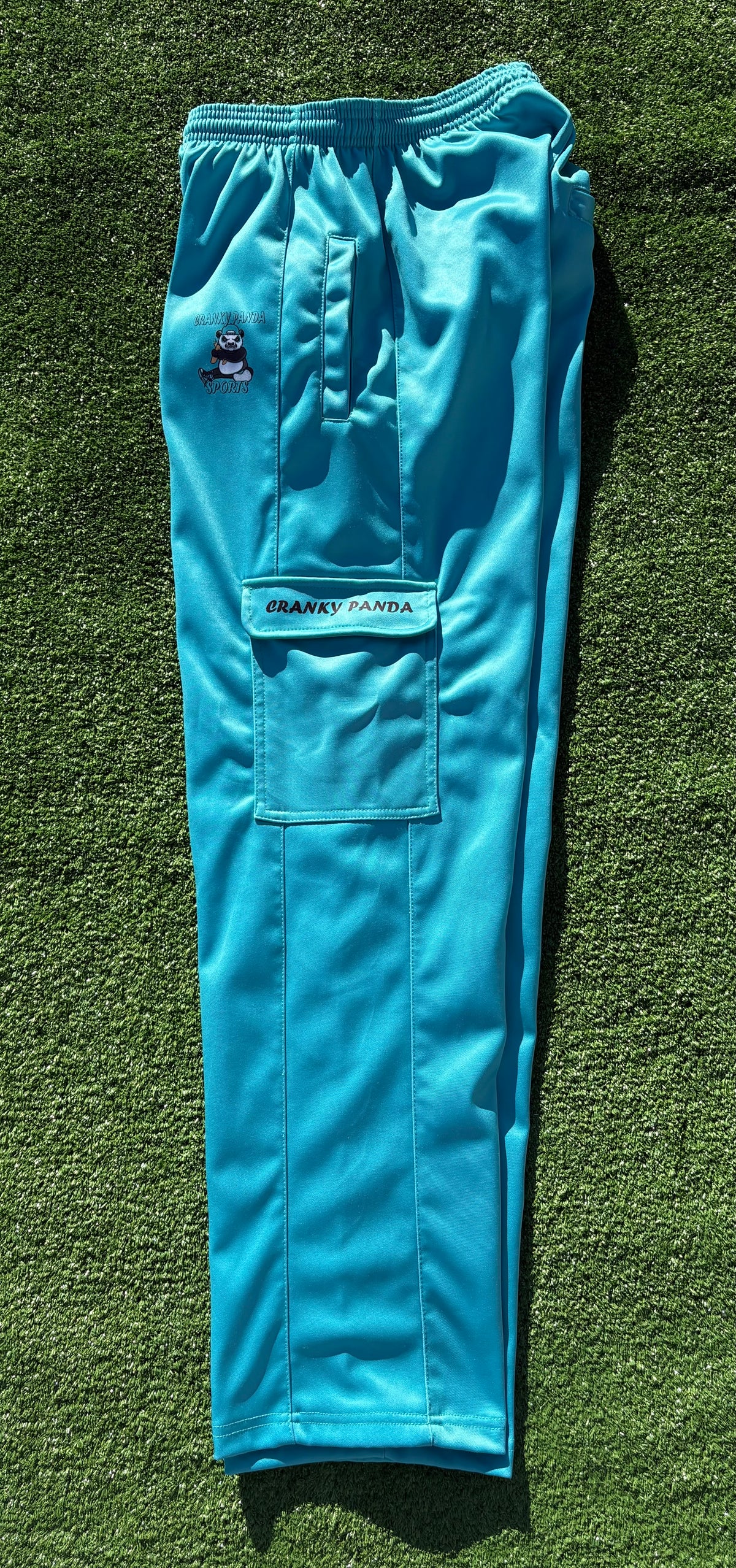 Tiffany Blue Cargo Sweatpants
