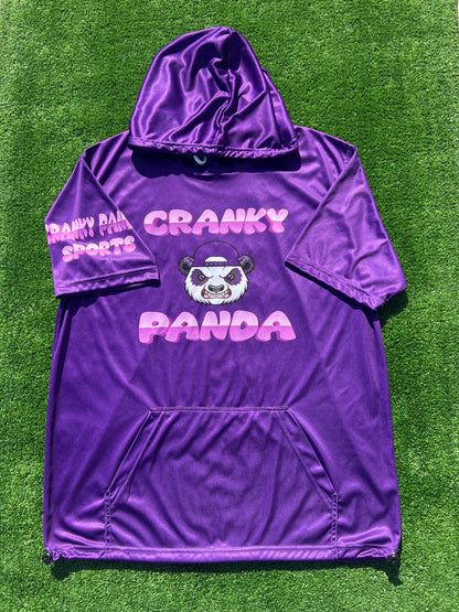 Purple and Lavender Short Sleeve Hoodie
