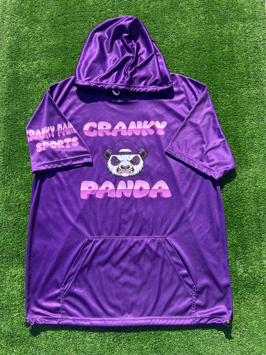 Purple and Lavender Short Sleeve Hoodie