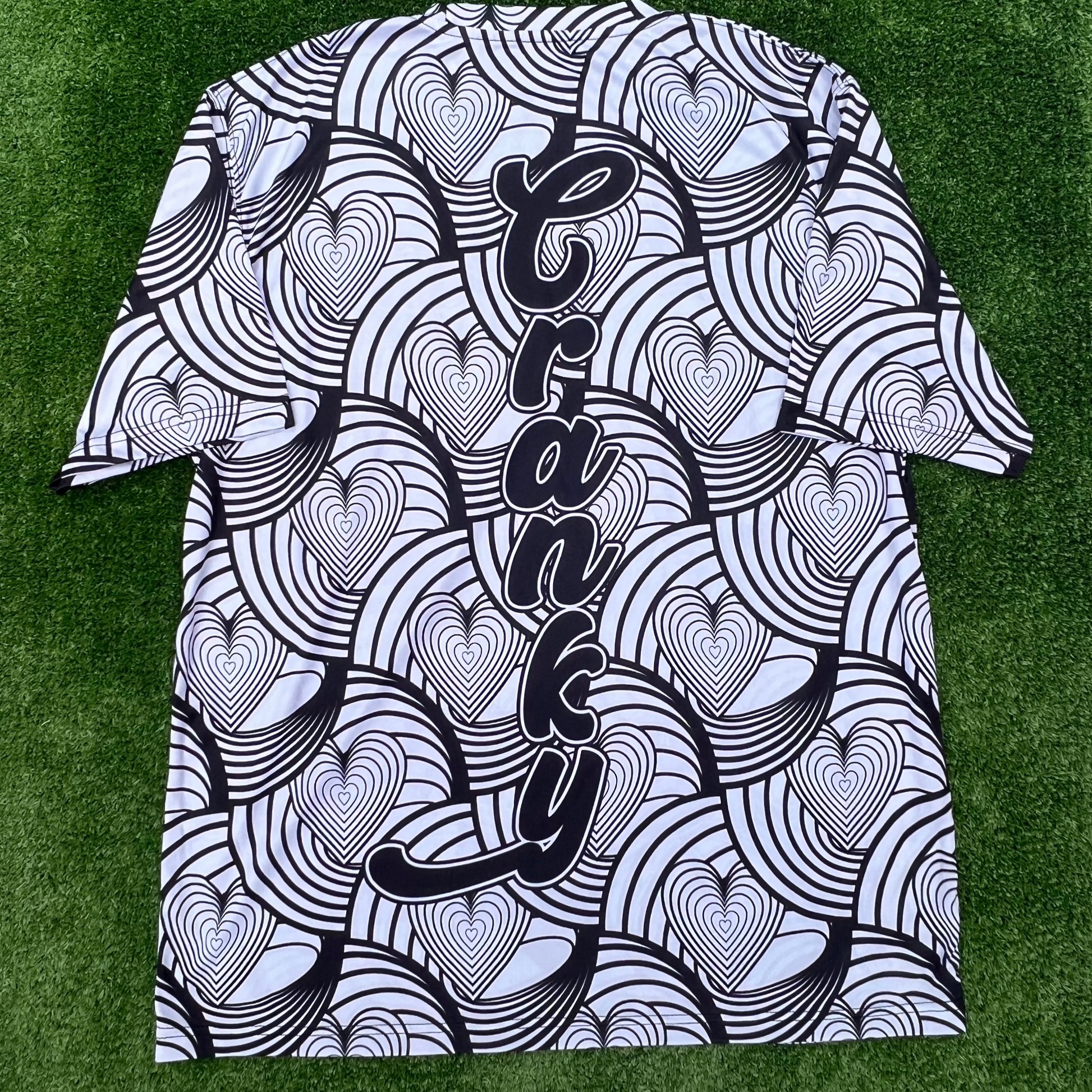 CRANKY PANDA BLACK AND WHITE SWIRL JERSEY