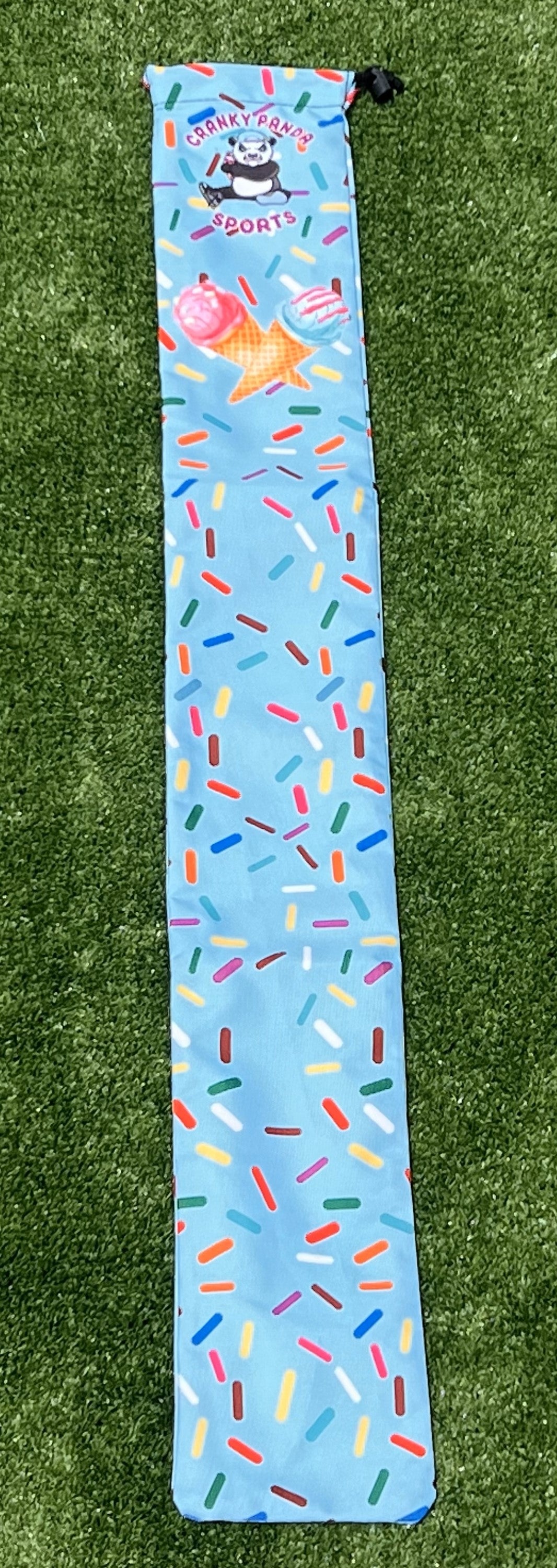 Cranky Panda Sports Blue Sprinkles softball baseball bat sleeve protector