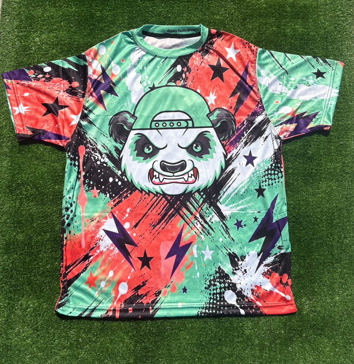 Multi color pattern  Unisex Softball Jersey