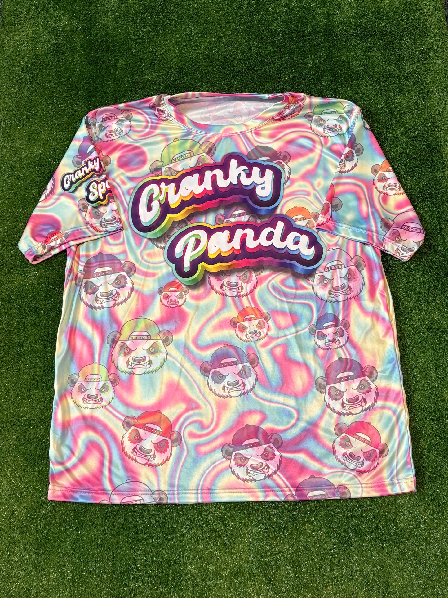 Pastel Panda Heads Unisex Softball Jersey