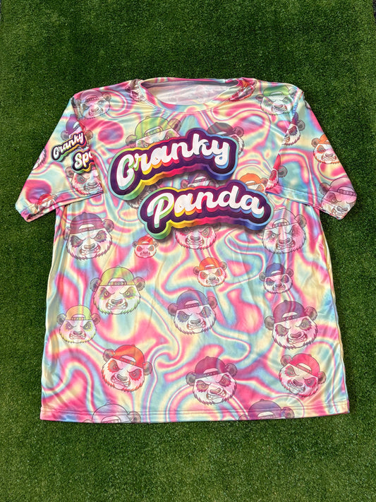 Pastel Panda Heads Unisex Softball Jersey