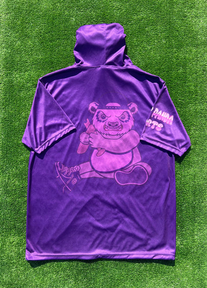 Purple and Lavender Short Sleeve Hoodie