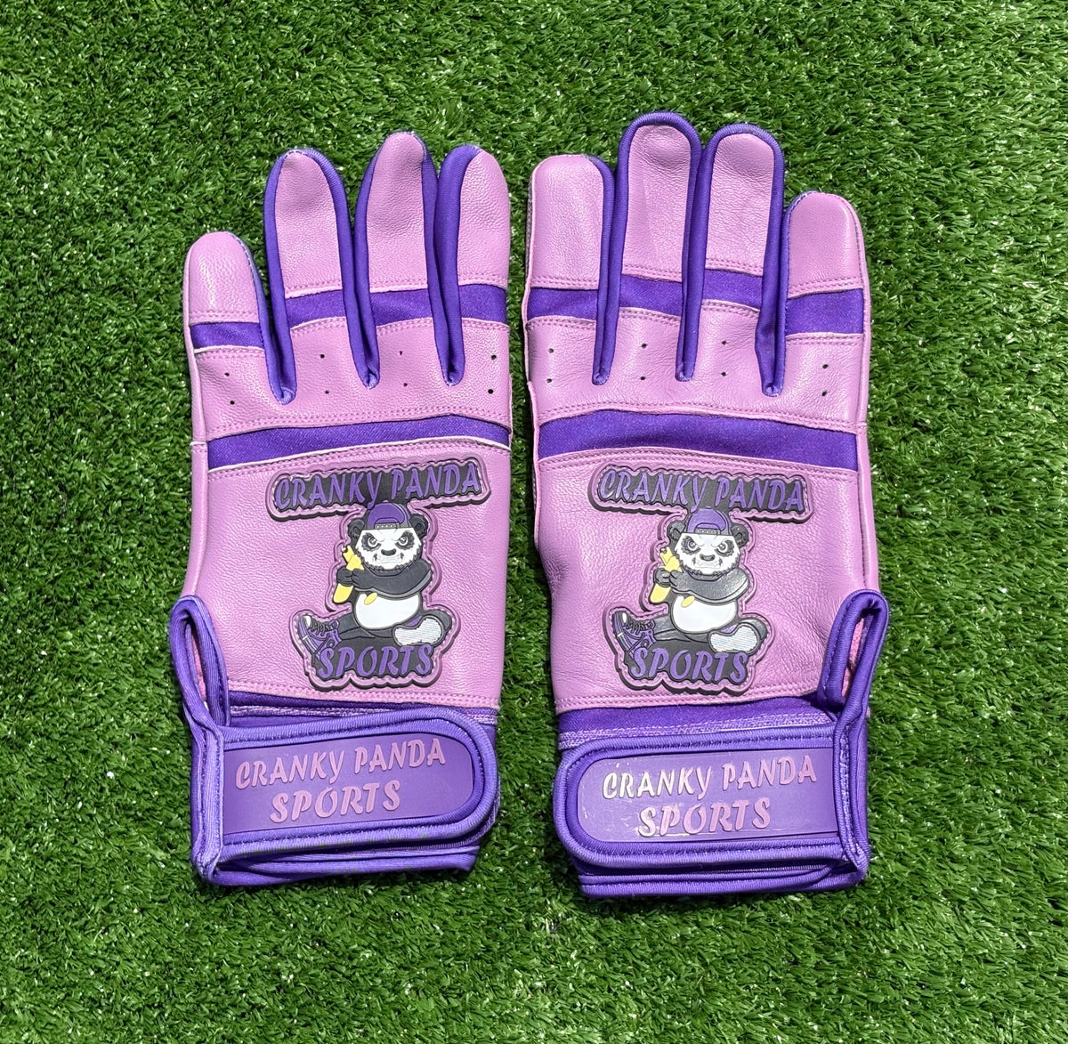 Lavender/Purple batting gloves
