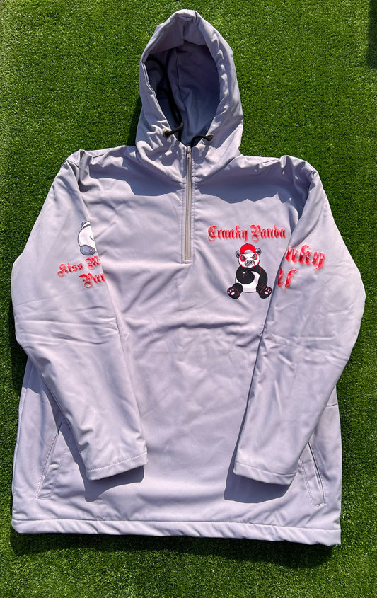 Gray and Red GFY Unisex Heavyweight Jacket