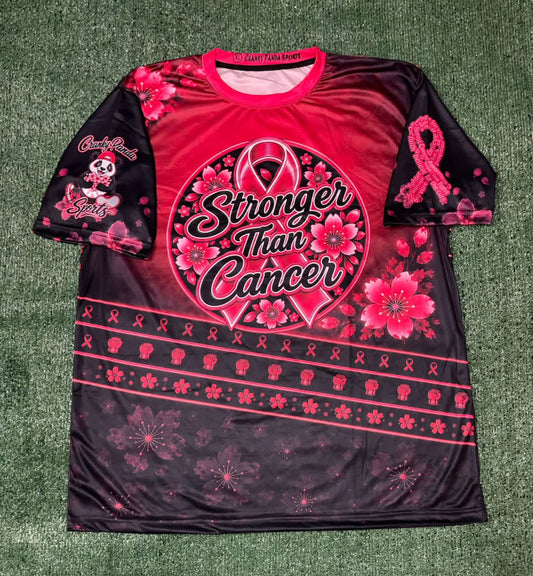 Breast Cancer Awareness STRONGER THAN CANCER Unisex Jersey