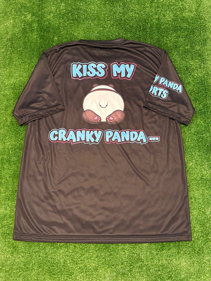 Black I’m a Cranky Panda Unisex Softball Jersey