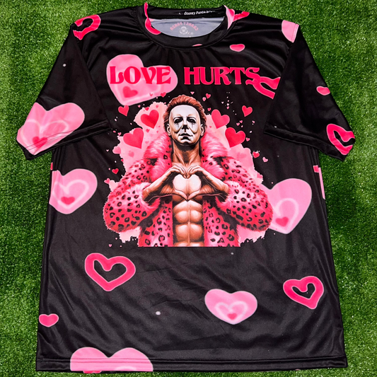 Black Love Hurts Unisex Softball Jersey