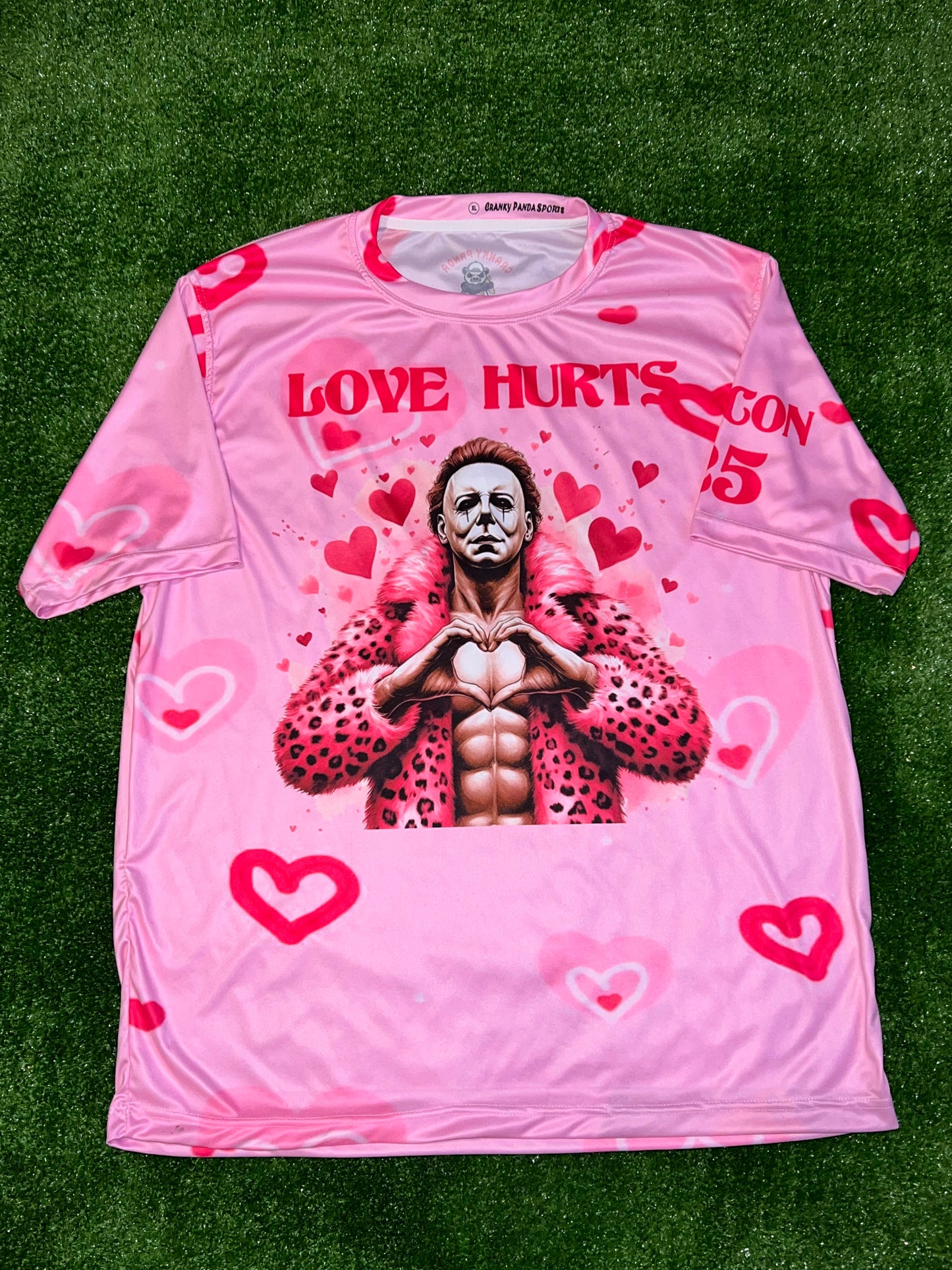 Pink Love Hurts Unisex Softball Jersey