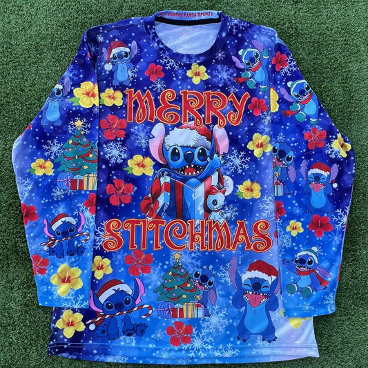 Merry Stitchmas Unisex Long Sleeve Jersey