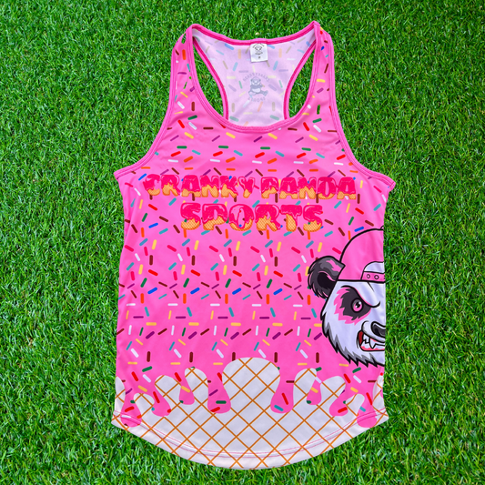 Pink Sprinkles Unisex Racerback Jersey