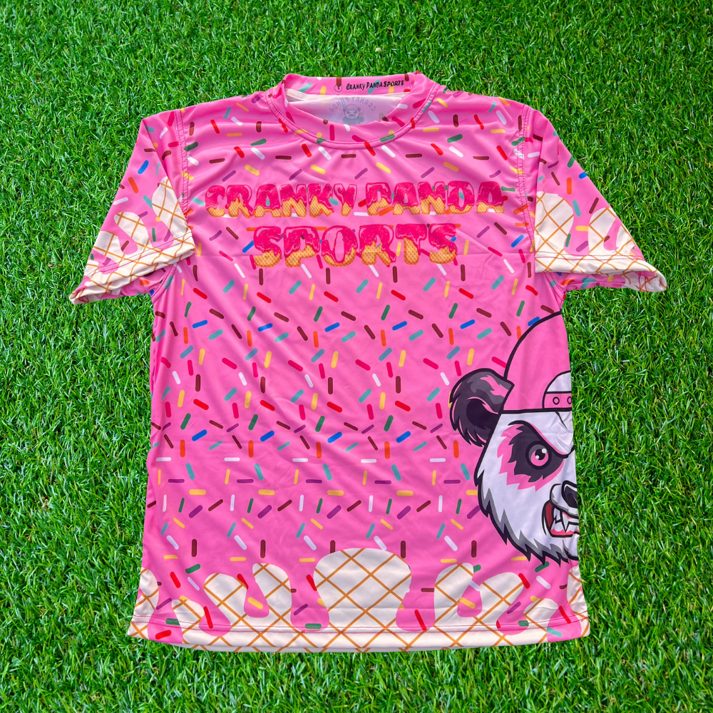 Pink Sprinkles Unisex Softball Jersey